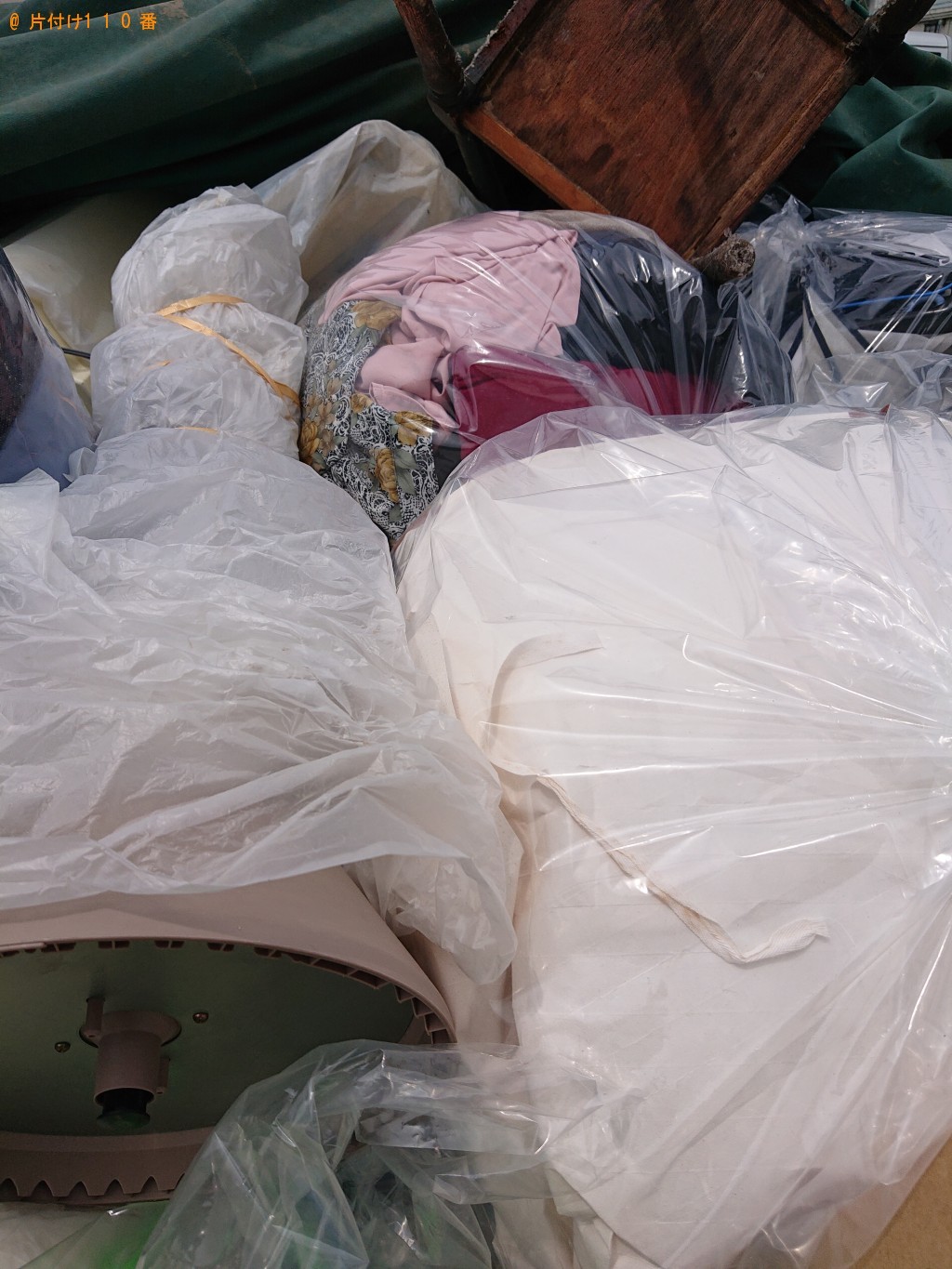 【吉川市】衣装部屋の収納・衣類の回収・処分　お客様の声