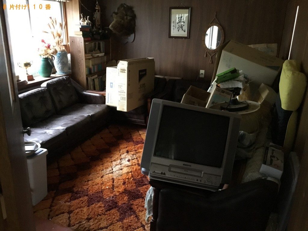 【北本市】2t1台分の出張不用品回収・処分ご依頼 お客様の声