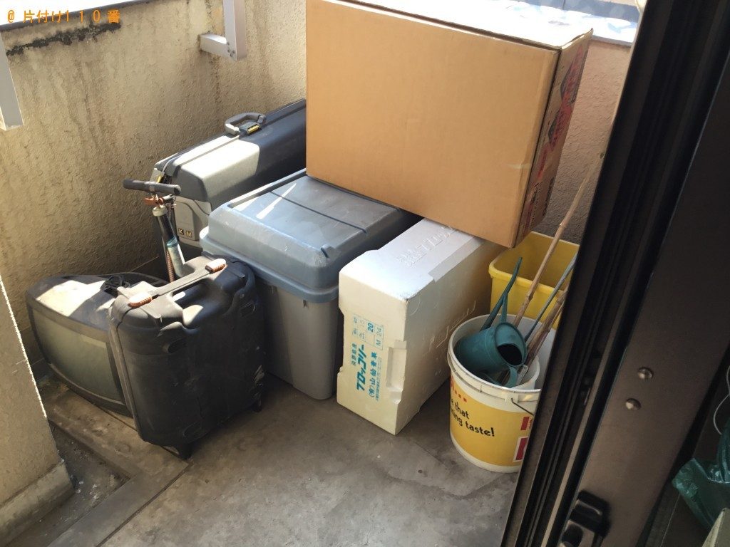 【北本市】テレビ、扇風機、ゴミ箱などの出張不用品回収・処分ご依頼