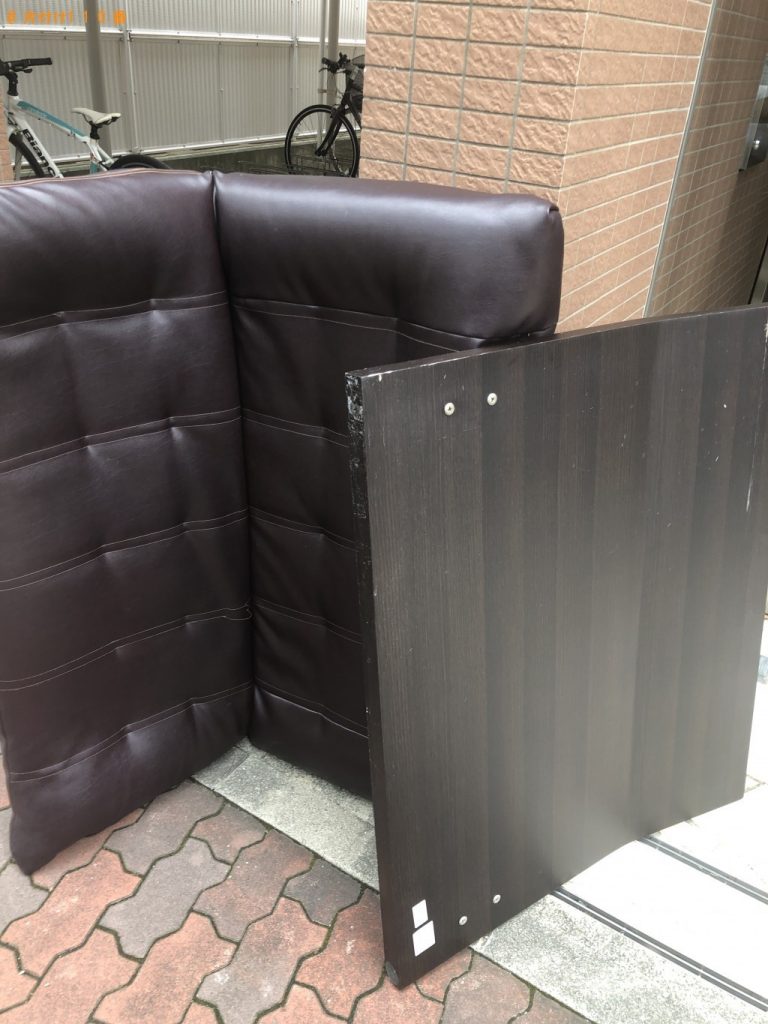 【神戸市中央区】シングルベッドとソファーの回収・処分　お客様の声