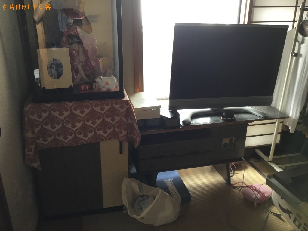 【神戸市灘区】テーブル、椅子、鉢植え、テレビ等の回収・処分ご依頼