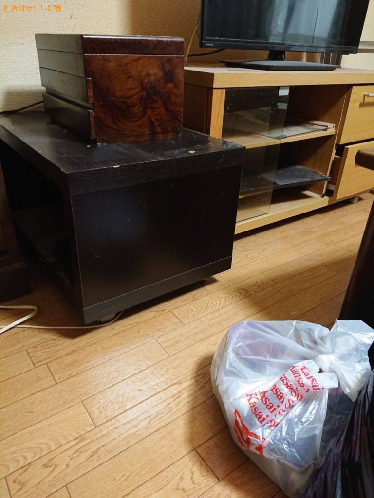 【行田市】整理タンス、冷蔵庫、テレビ、テレビ台等の回収