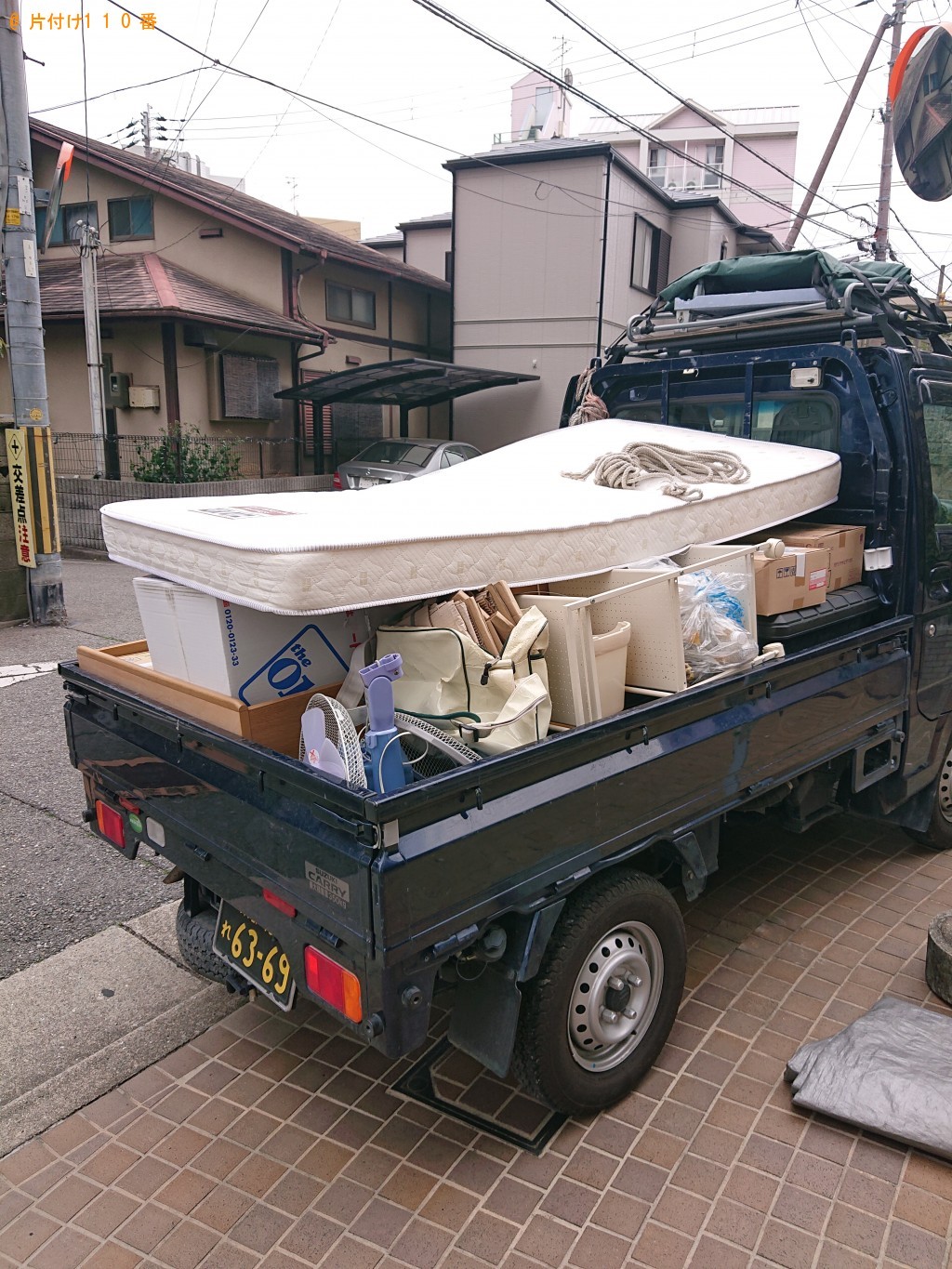 【ふじみ野市】二人用ダイニングテーブル、シングルベッド等の回収