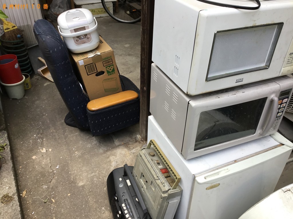 【ふじみ野市】冷蔵庫、洗濯機、衣装ケース、自転車、布団等の回収・処分