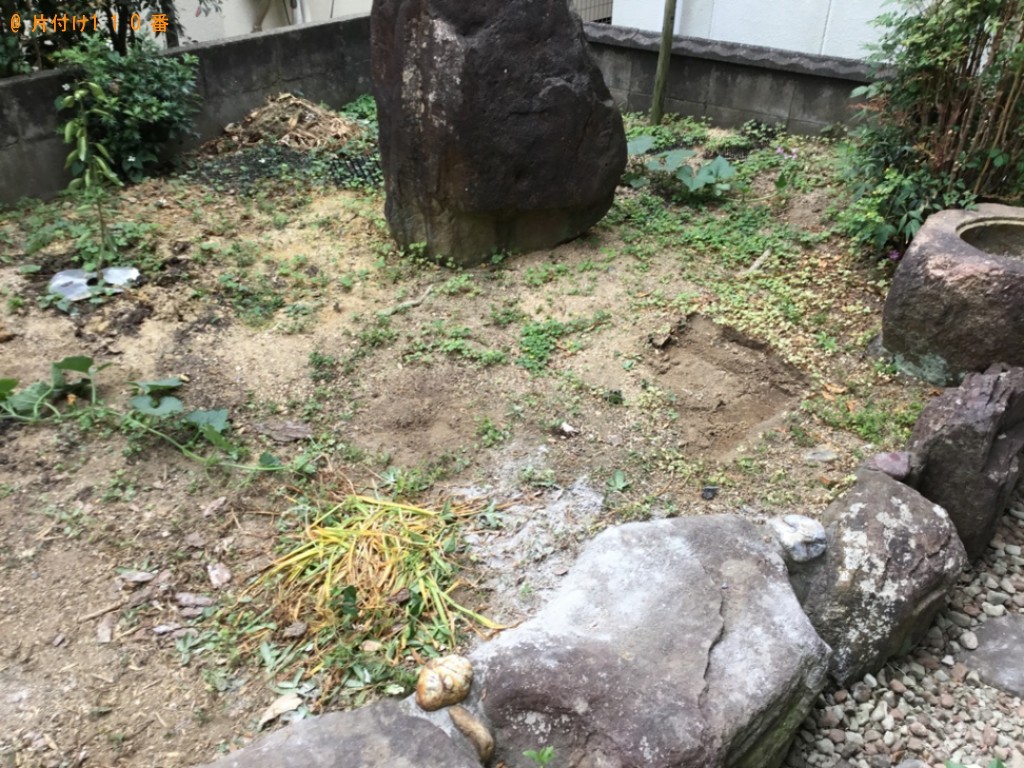 【神戸市西区】庭石の回収・処分ご依頼　お客様の声