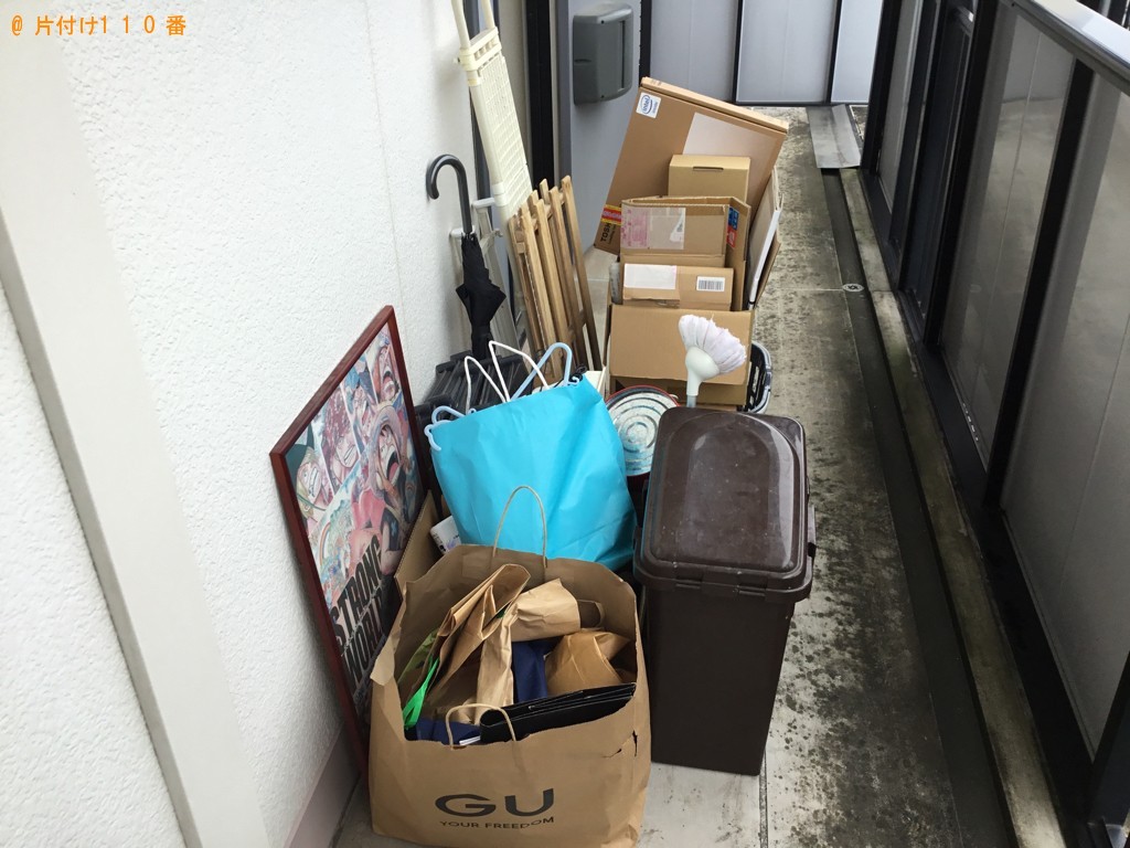 【加古川市尾上町】食器棚、ガラステーブル、カラーボックス等の回収