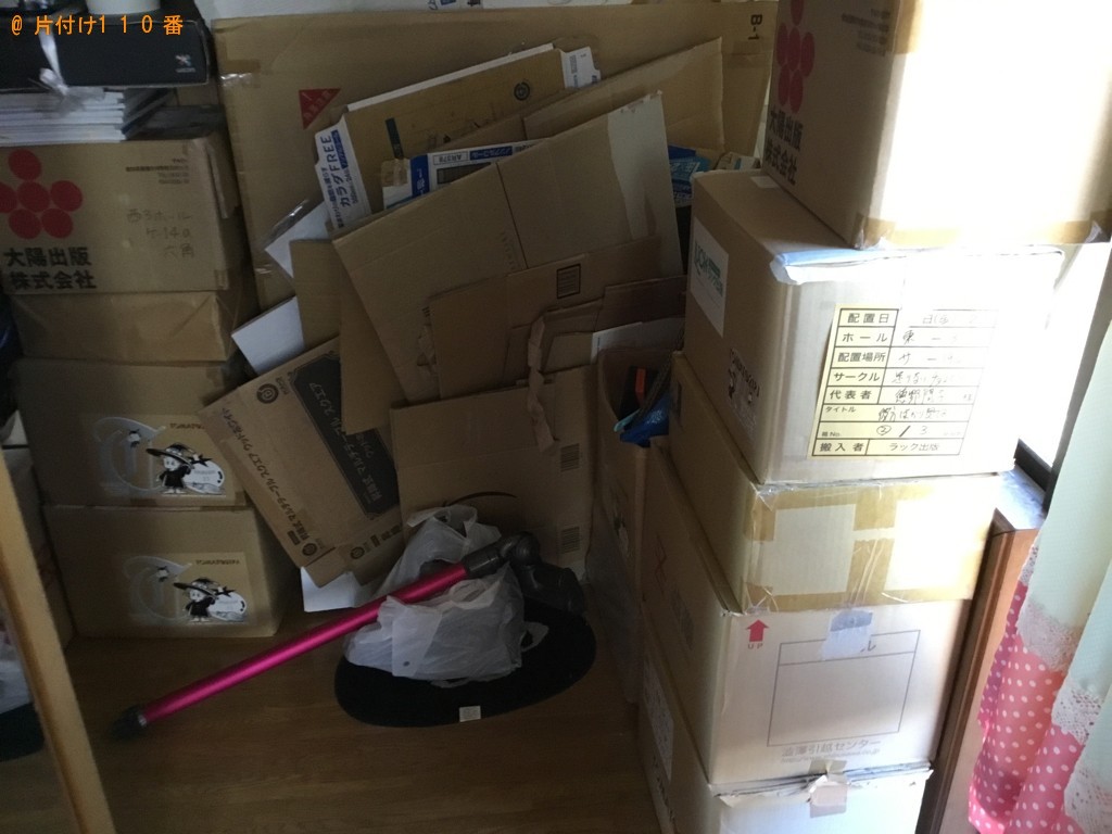 【伊丹市】ダンボール、モニター等の回収・処分ご依頼