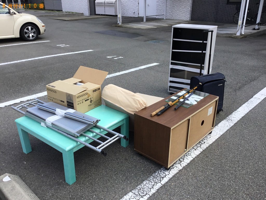 【明石市】スチールラック、ギター、CDプレーヤー等の回収