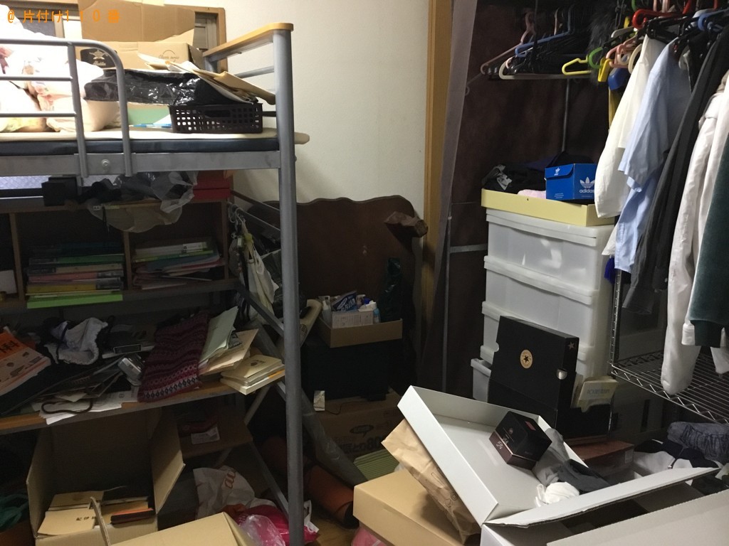【神戸市北区】ロフトベッド、学習机、椅子、一般ごみ等の回収・処分
