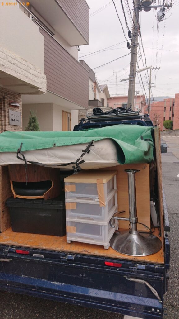【神戸市灘区】シングルベッド、シングルベッドマットレス等の回収