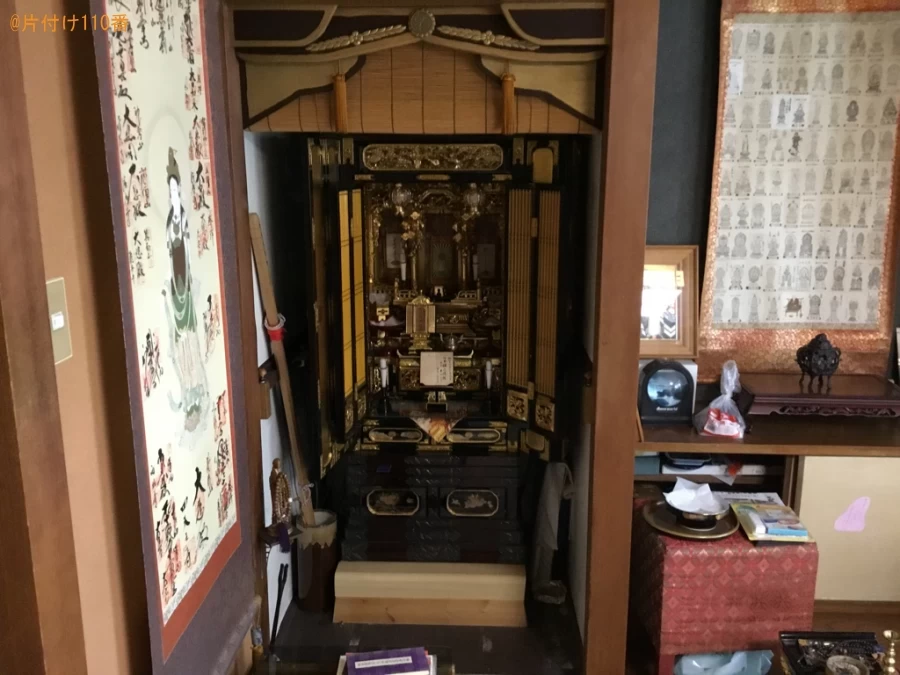 【神戸市北区】仏壇の回収・処分ご依頼　お客様の声