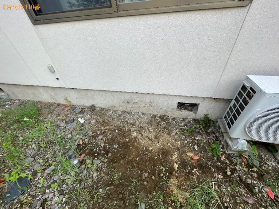 庭石の回収・処分と伐根作業ご依頼　お客様の声