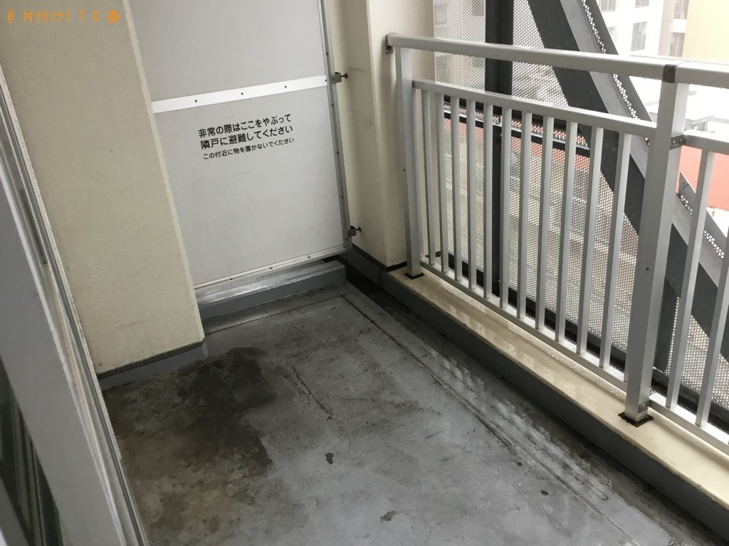 【神戸市長田区】シングルベッド、冷蔵庫、テレビ、自転車等の回収