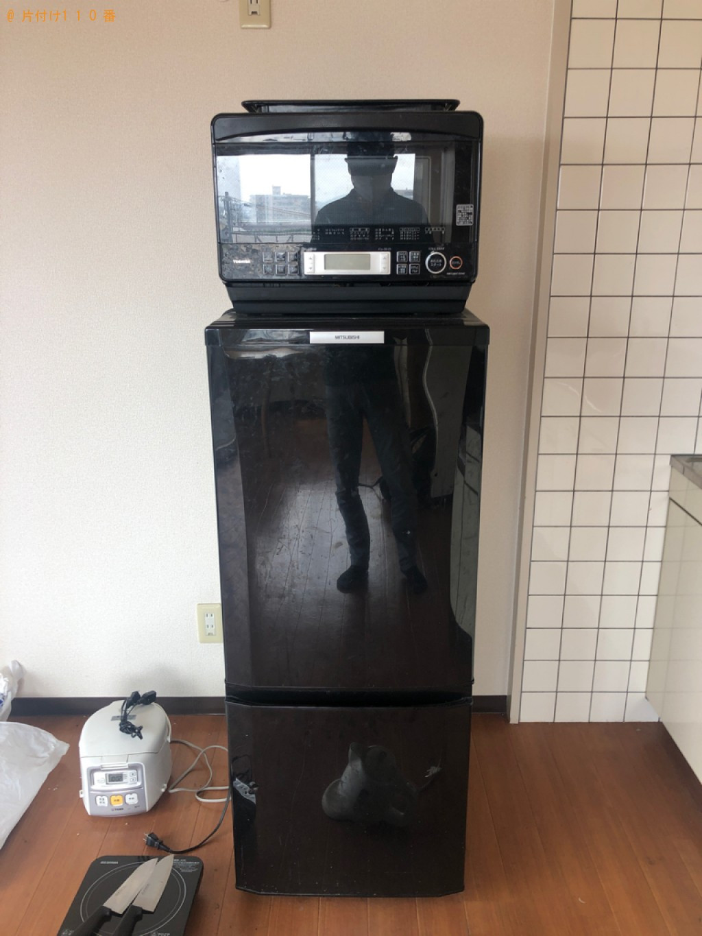 【姫路市】冷蔵庫、二人用ダイニングテーブル、電子レンジ等の回収