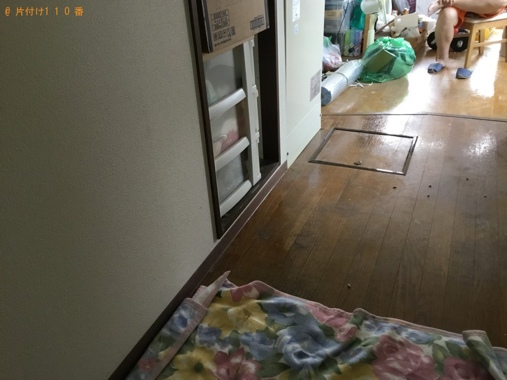【尼崎市】マットレス付きシングルベッド、キャットタワー等の回収