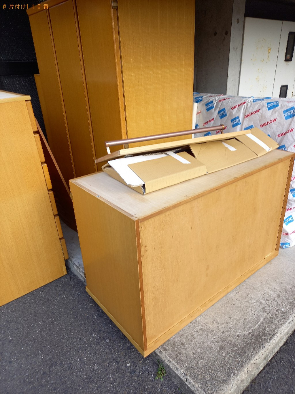 婚礼タンス、マットレス付きシングルベッドの回収・処分ご依頼