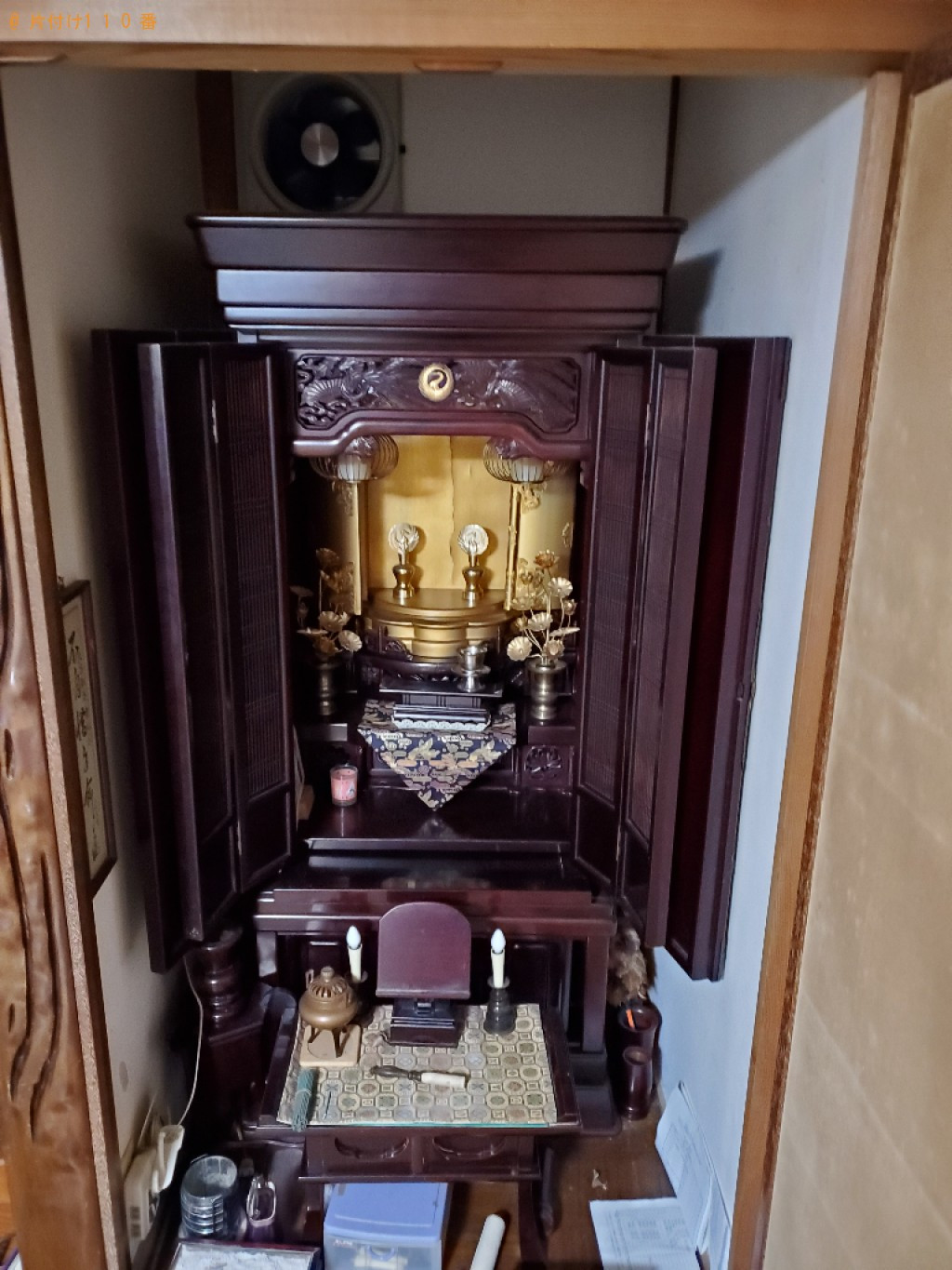 仏壇、仏具の回収・処分ご依頼　お客様の声